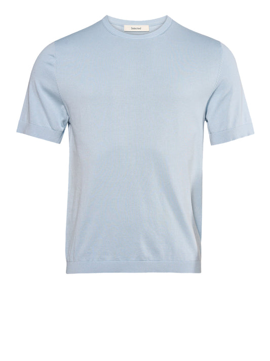SELECTED T-Shirt Slhtorino Selected - Azzurro Azzurro