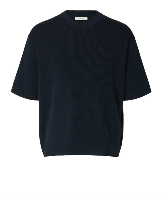 SELECTED T-Shirt Slhmattis Selected - Blu Blu