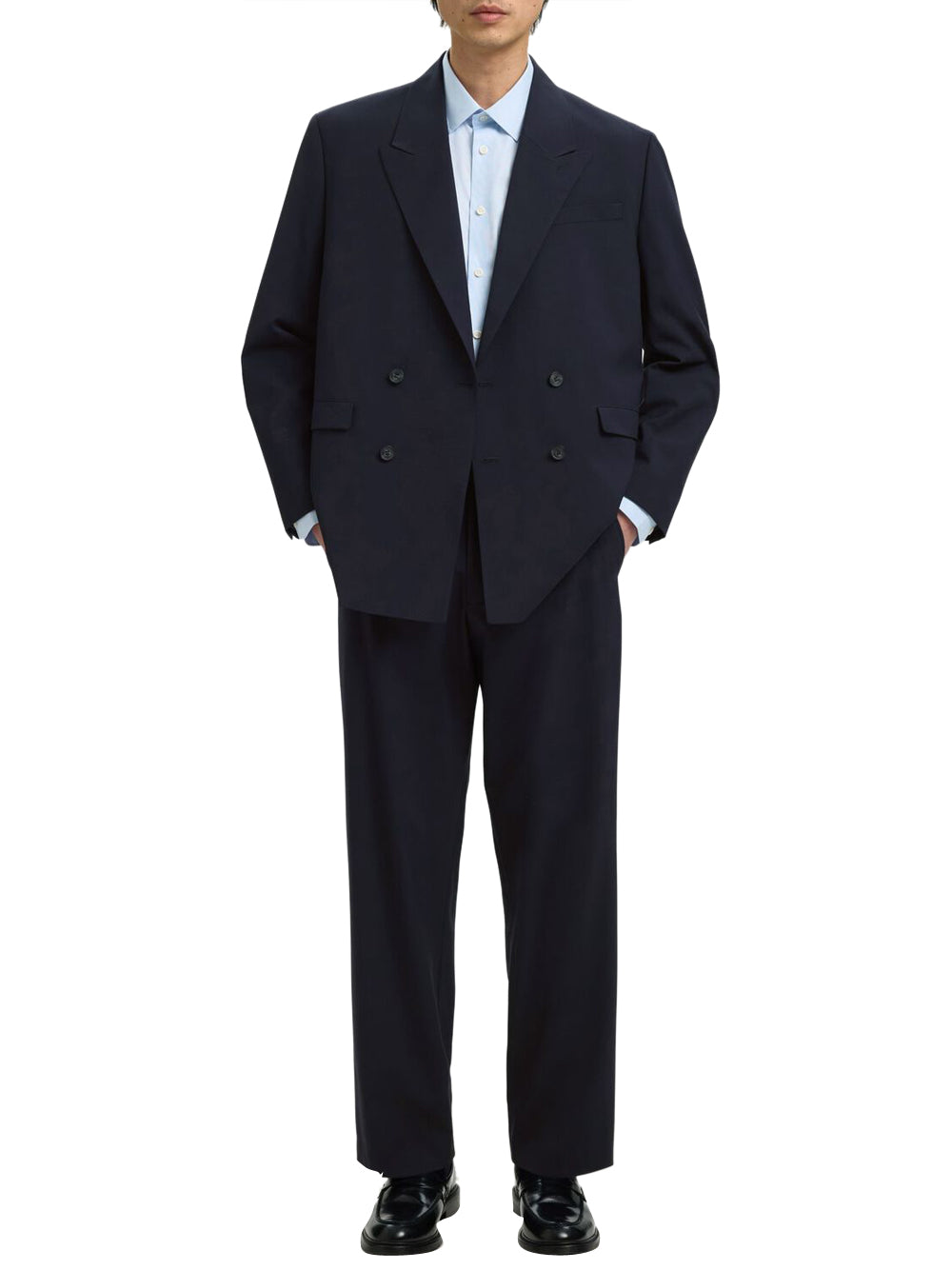 SELECTED CRAZY DAYS Pantalone Slmloose Liam 220 Trs Selected - Navy NAVY