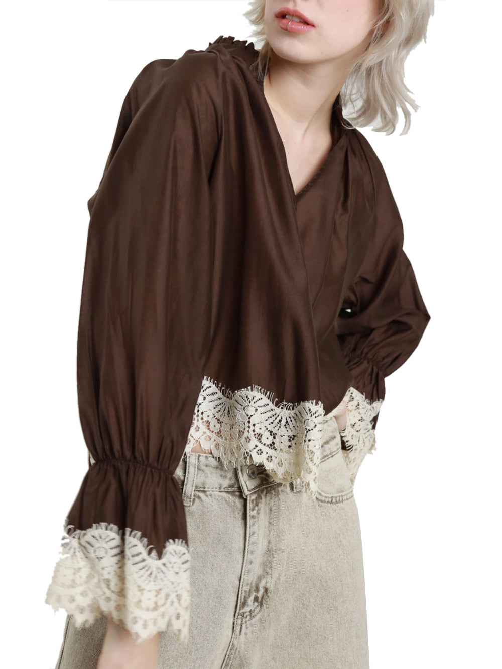 SUSY MIX Blusa Pizzo Susy Mix - Moro Moro