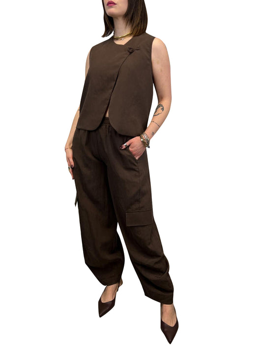 SUSY MIX Completo Giacca e Pantalone Susy Mix - Moro Moro