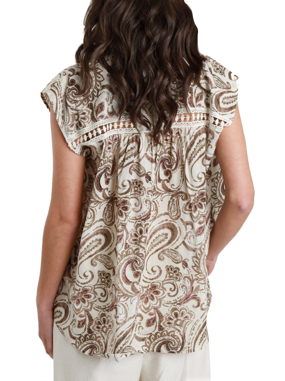 SUSY MIX Camicia Casual Fantasia Passamaneria Susy Mix - Tabacco Tabacco