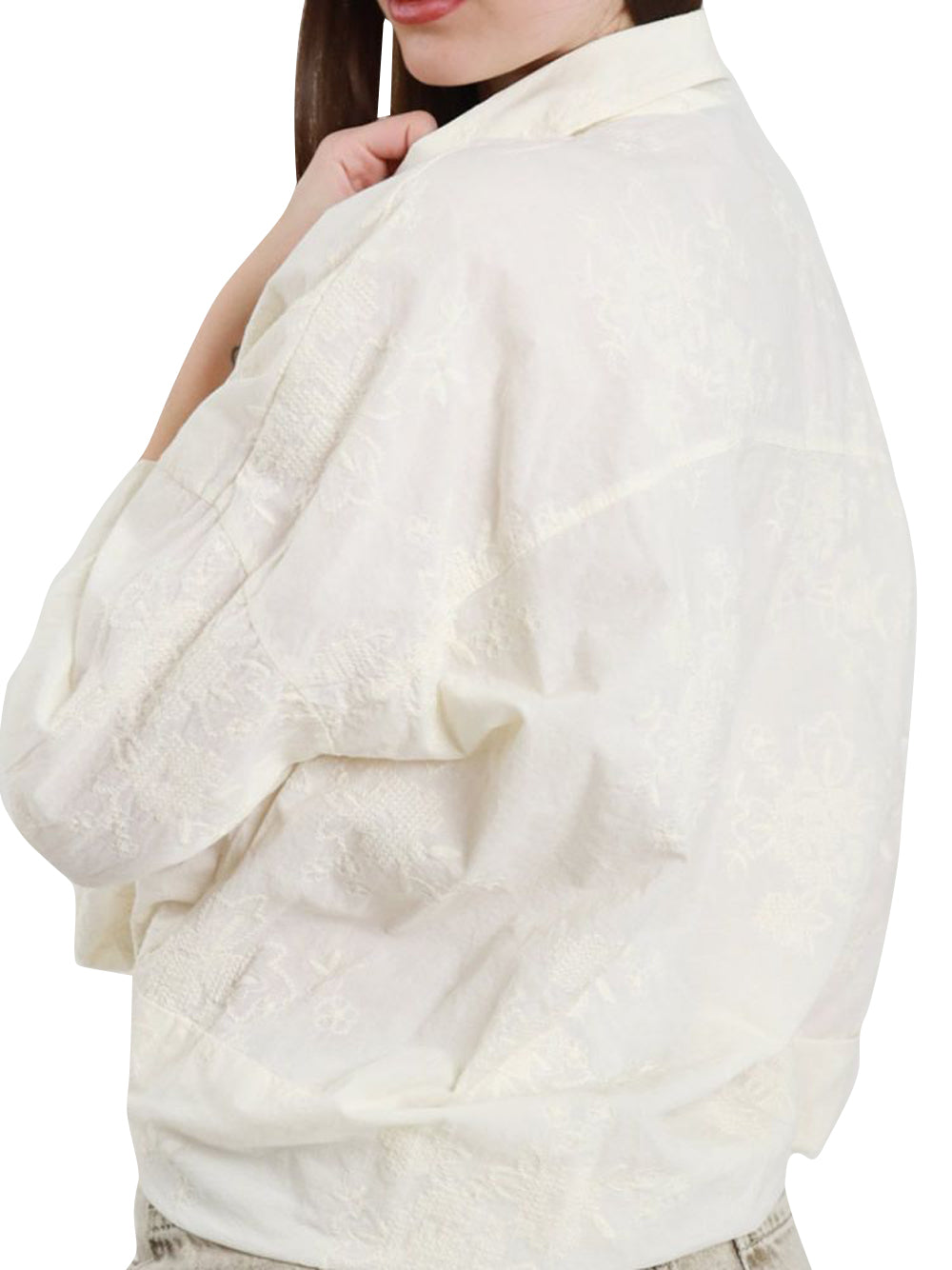 SUSY MIX Camicia Casual Ricamo Susy Mix - Burro BURRO