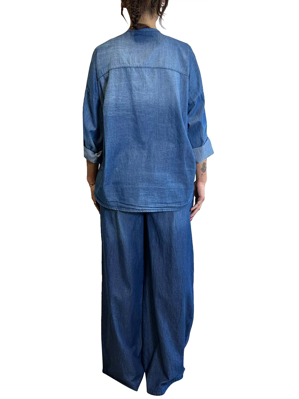 SUSY MIX Camicia Casual Chambray Susy Mix - Blu Blu