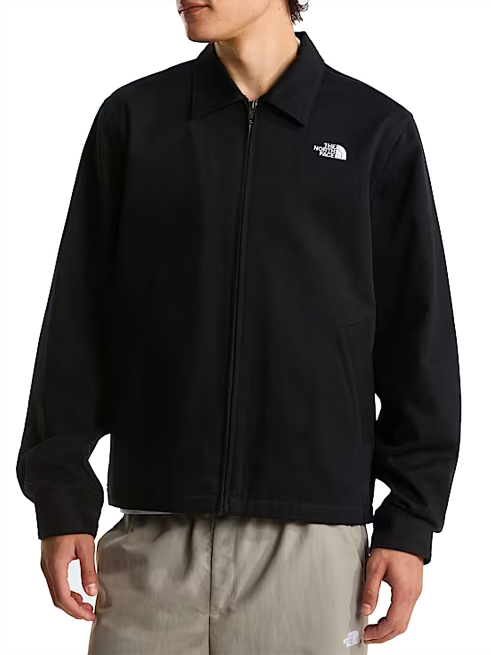 THE NORTH FACE Giacca The North Face Con Colletto In Twill - Nero Nero