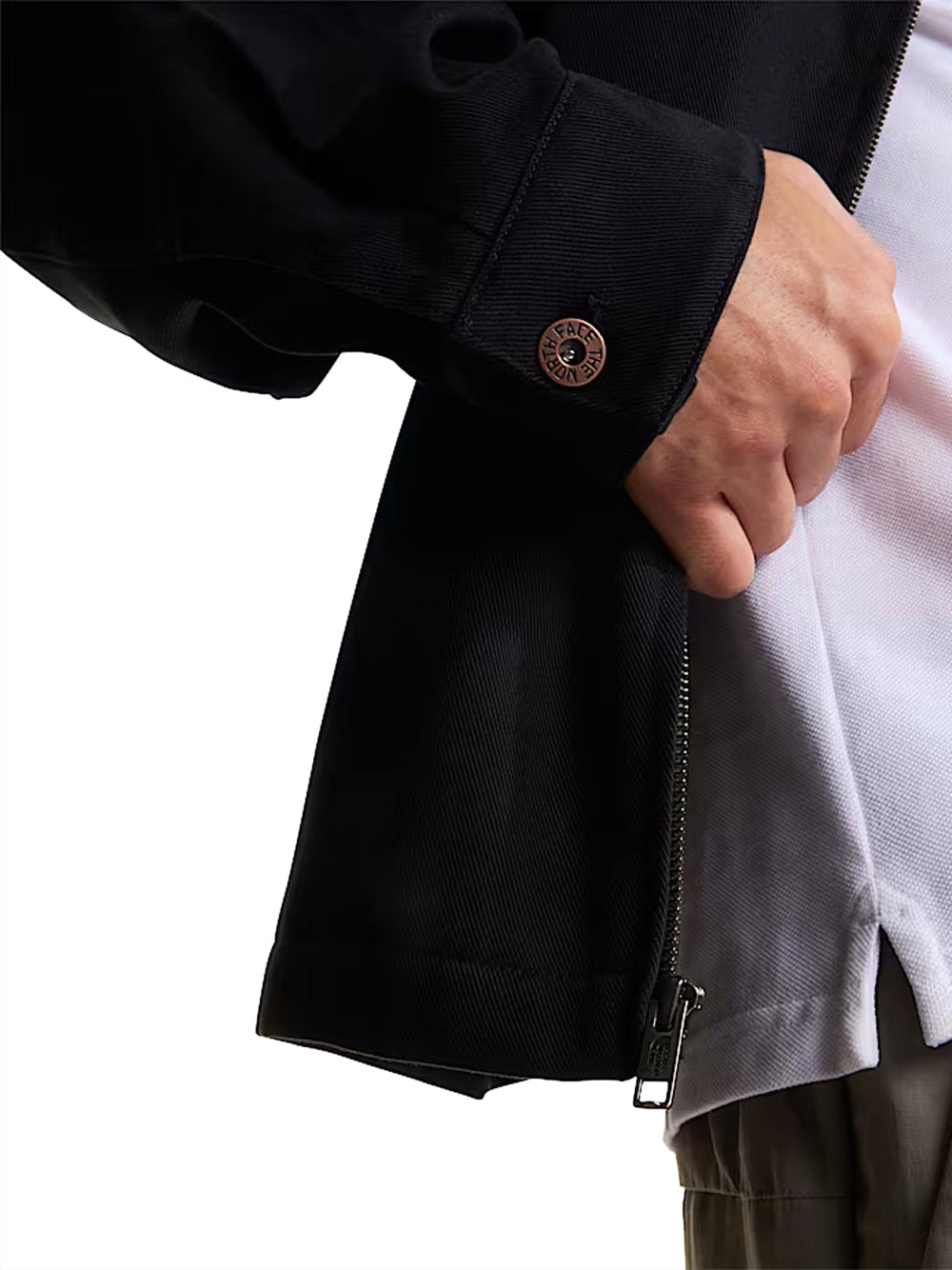 THE NORTH FACE Giacca The North Face Con Colletto In Twill - Nero Nero