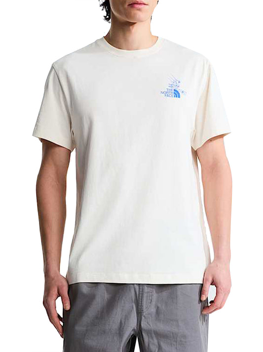 THE NORTH FACE T-shirt Mountain Celebration Regular The North Face - Panna Panna