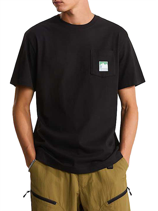 THE NORTH FACE T-Shirt Mountain Logo Relaxed The North Face - Nero Nero