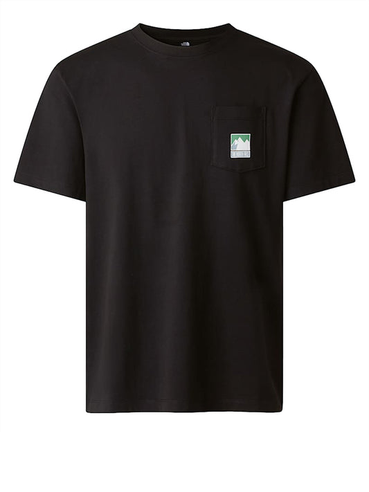 THE NORTH FACE T-Shirt Mountain Logo Relaxed The North Face - Nero Nero