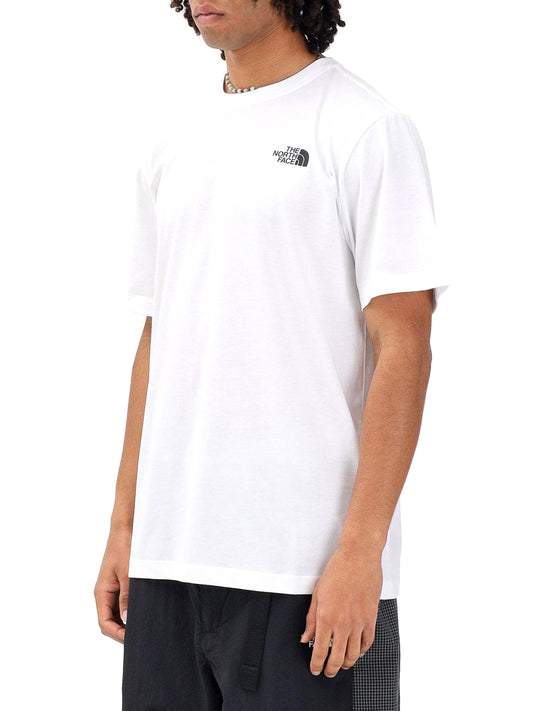 THE NORTH FACE T-Shirt Mountain Sketch Regular Short Sleeve Tnf The North Face - Bianco Bianco