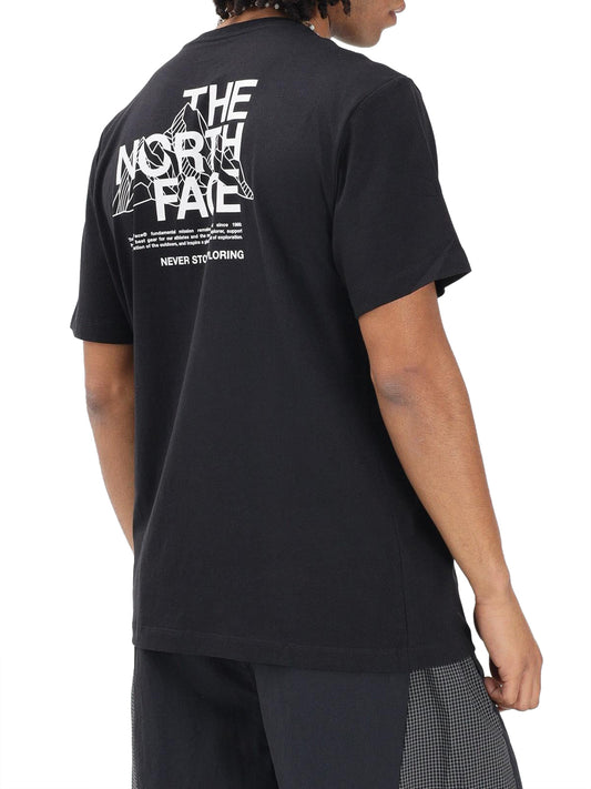 THE NORTH FACE T-Shirt Mountain Sketch Regular The North Face - Nero Nero