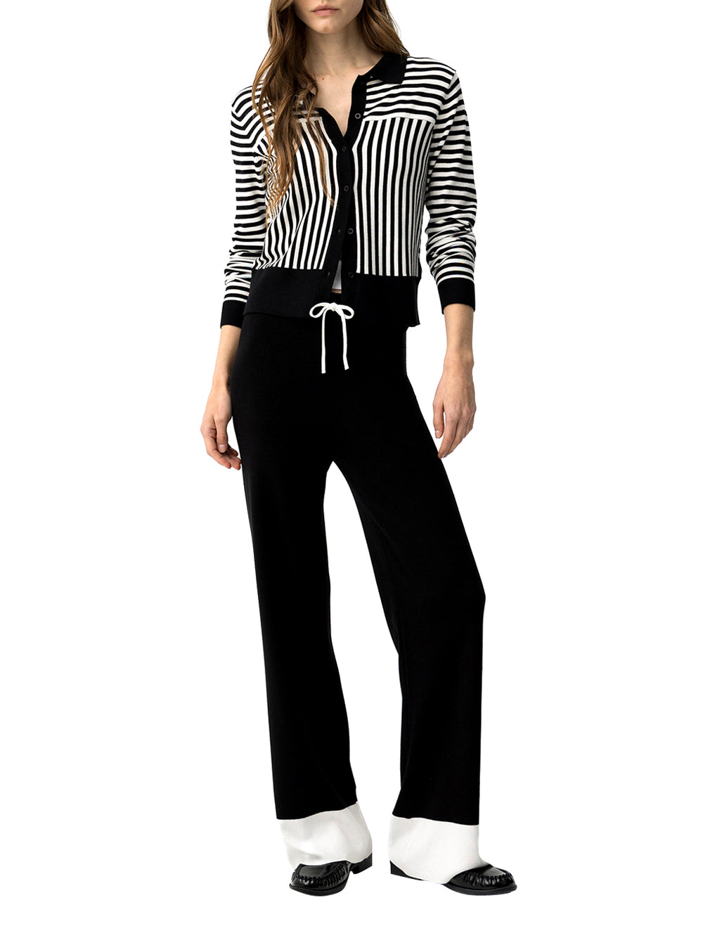TIFFOSI Pantalone Tiffosi Granger - Nero/Bianco Nero/bianco