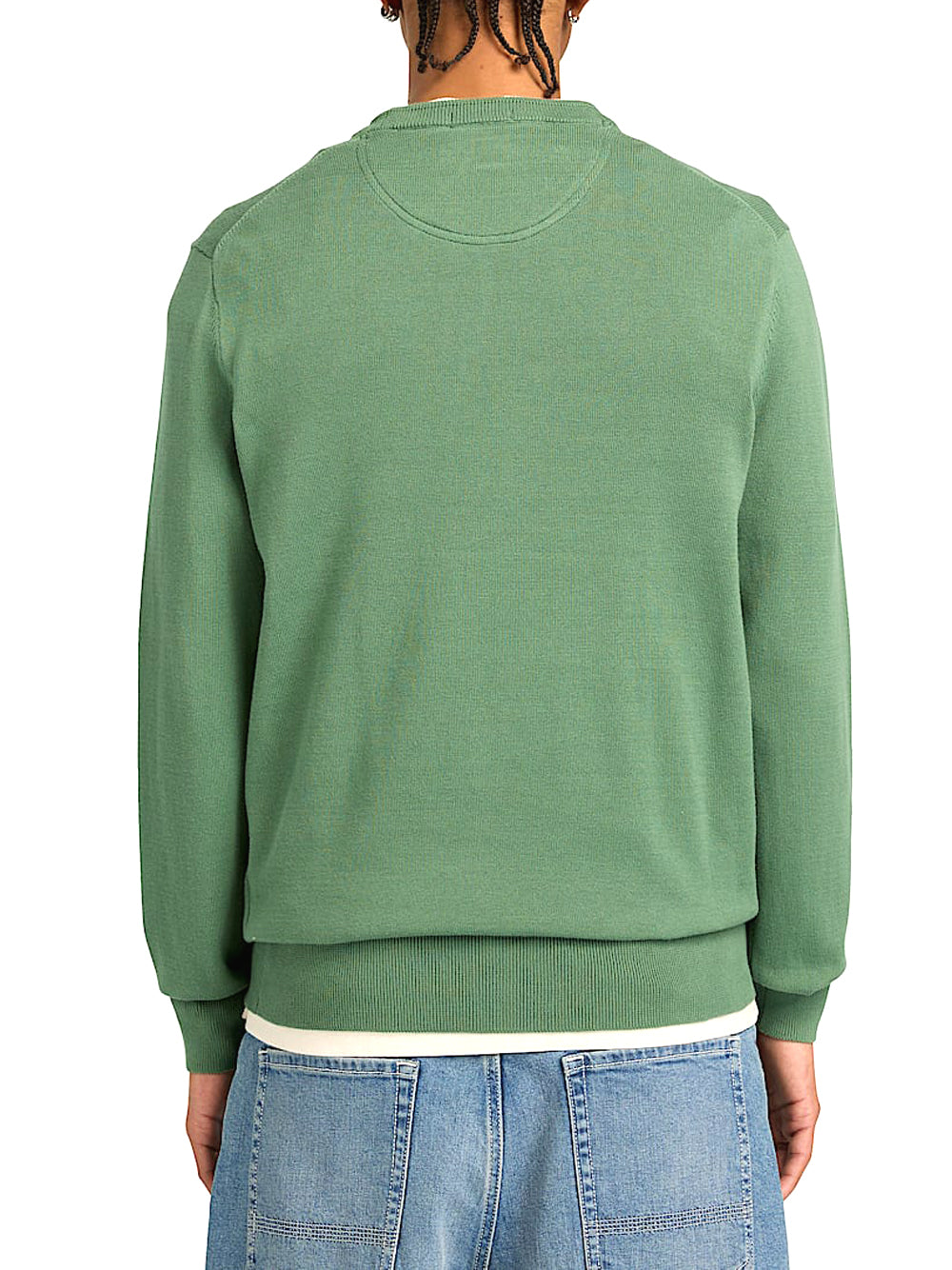 TIMBERLAND Timberland Maglione in Cotone Williams River da Uomo Verde Scuro Myrtle