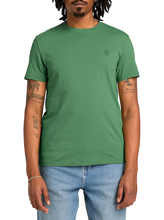 TIMBERLAND Timberland T-shirt a Maniche Corte Dunstan River da Uomo in verde scuro Myrtle