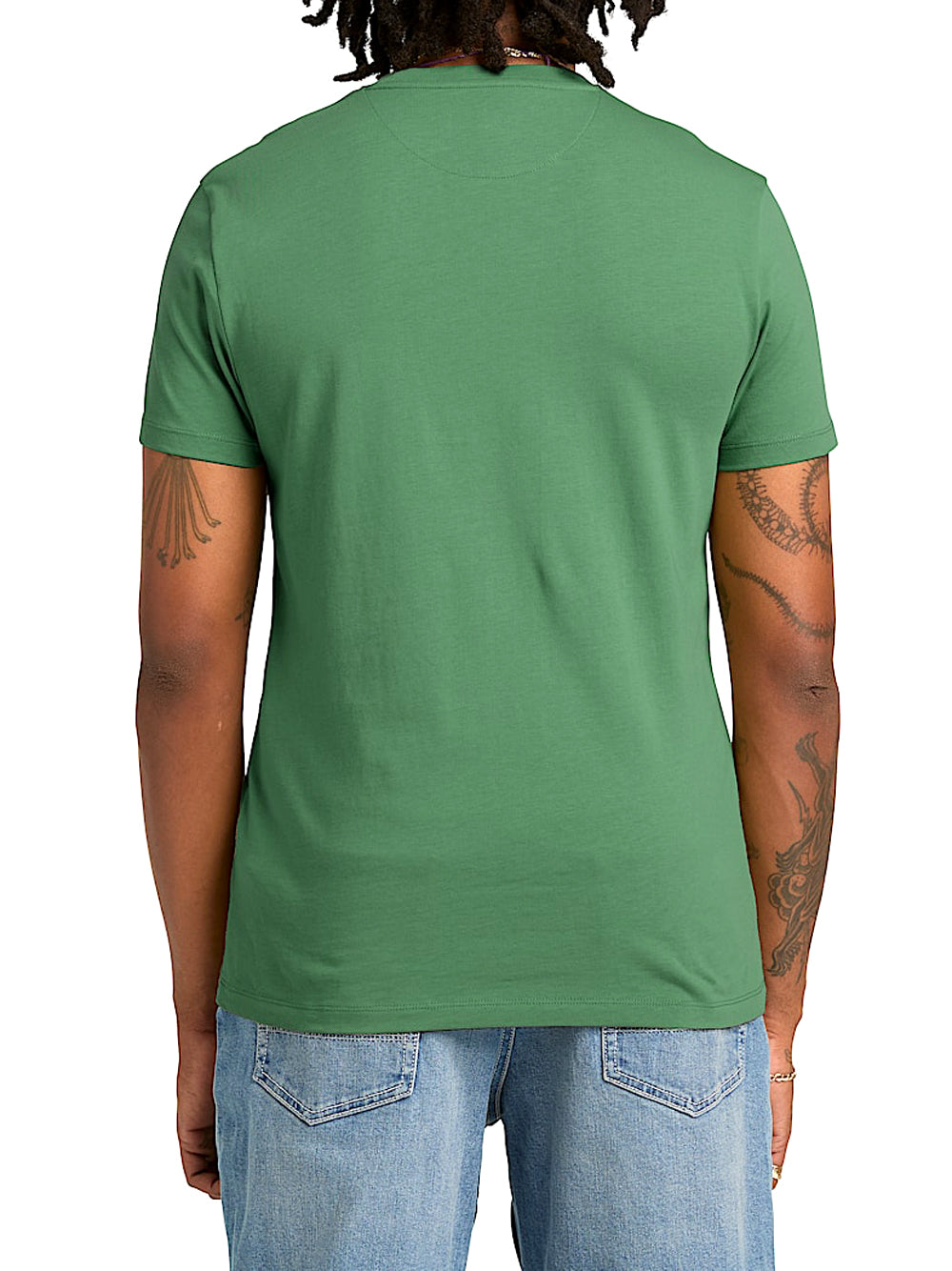 TIMBERLAND Timberland T-shirt a Maniche Corte Dunstan River da Uomo in verde scuro Myrtle