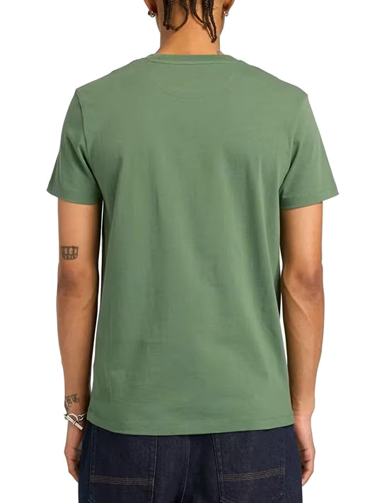 TIMBERLAND Timberland T-Shirt Dunstan River Chest Pocket Short Sleeve Verde Myrtle