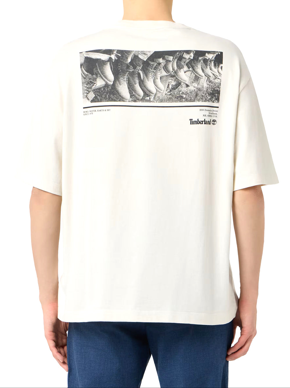 TIMBERLAND Timberland T-shirt "Archive Boot" All Gender - Bianco Vintage White