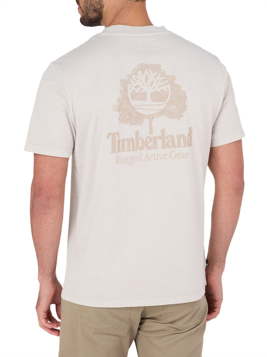 TIMBERLAND Timberland T-Shirt Rugged Active - Beige Island Fossil