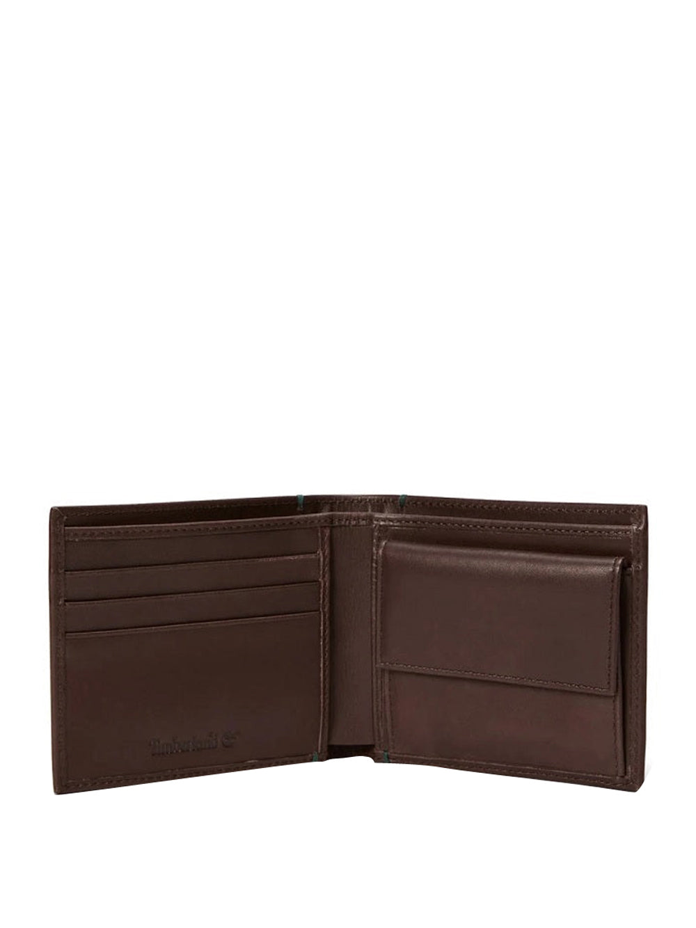 TIMBERLAND Portafoglio Riverton Leather Bi-Fold Coin Timberland - Marrone Dark Brown