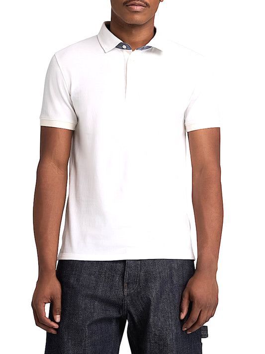 TIMBERLAND Timberland Polo Oxford a Maniche Corte Baboosic Brook da Uomo White Vintage White