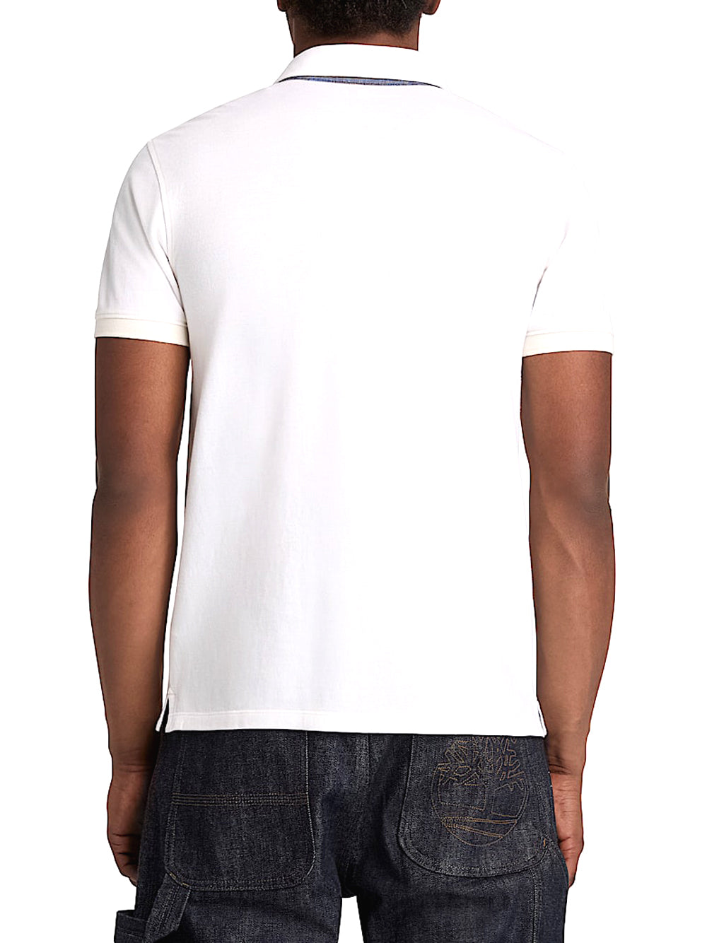 TIMBERLAND Timberland Polo Oxford a Maniche Corte Baboosic Brook da Uomo White Vintage White