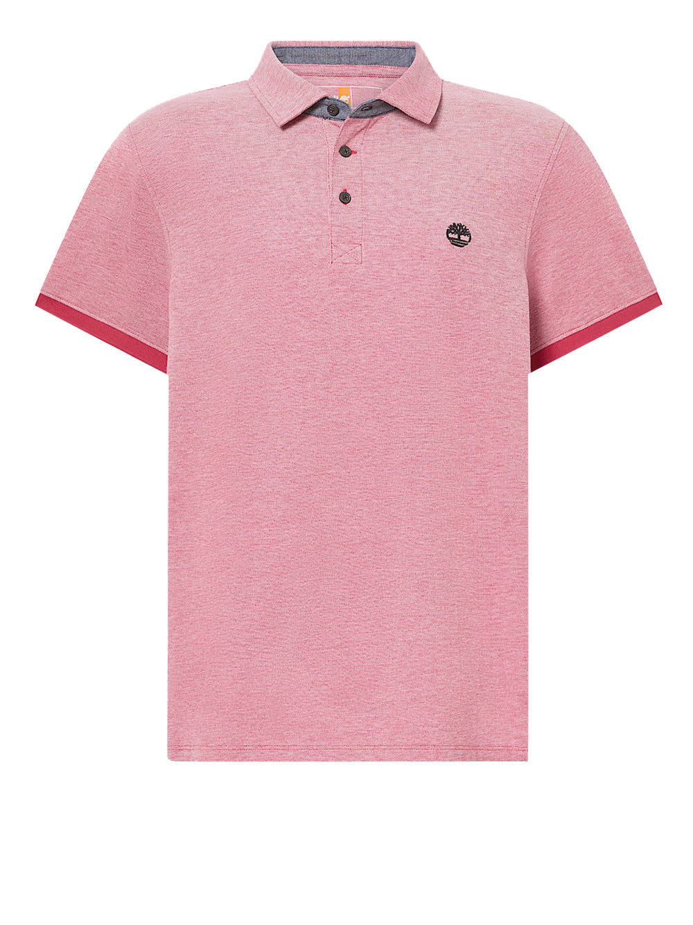 TIMBERLAND Tmberland Polo Oxford a Maniche Corte Baboosic Brook da Uomo in rosso Rosso