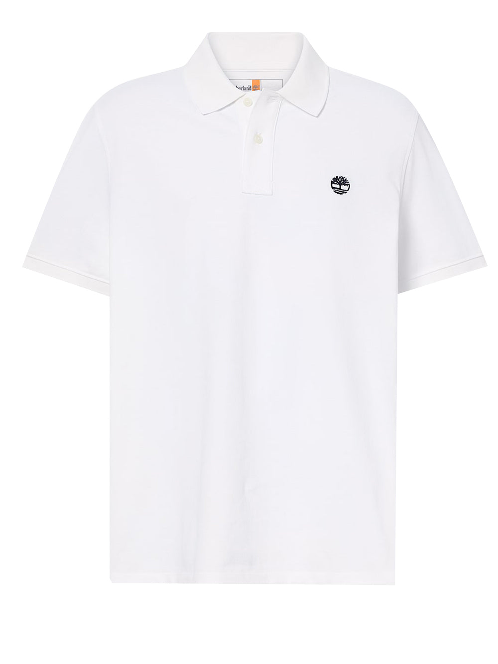 TIMBERLAND Timberland Polo in Piqué a Maniche Corte Millers River da Uomo in Bianco WHITE