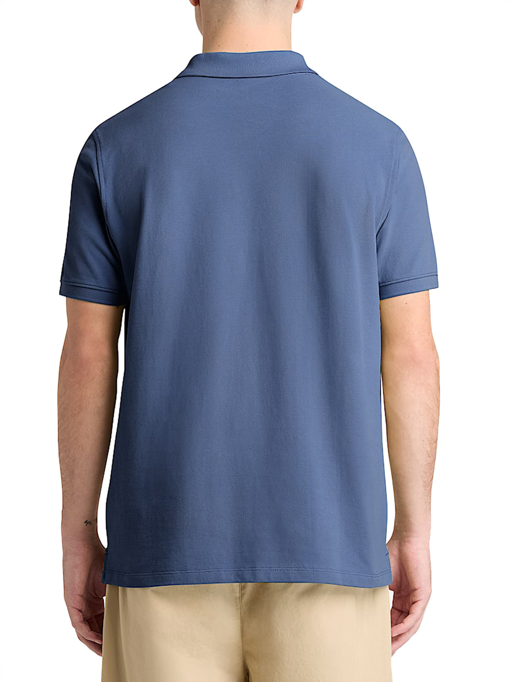 TIMBERLAND Timberland Polo in Piqué a Maniche Corte Millers River da Uomo in blu scuro Oceana