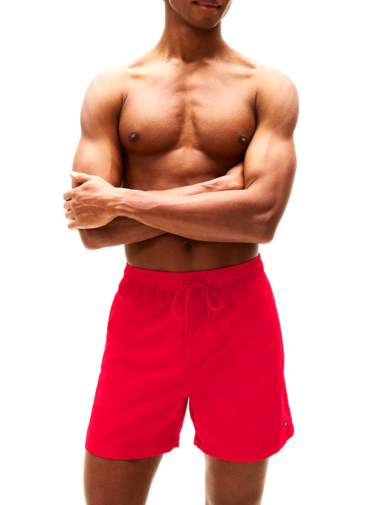 TOMMY BEACHWEAR Tommy Beachwear Costume Media Lunghezza Con Ricamo - Rosso Rosso
