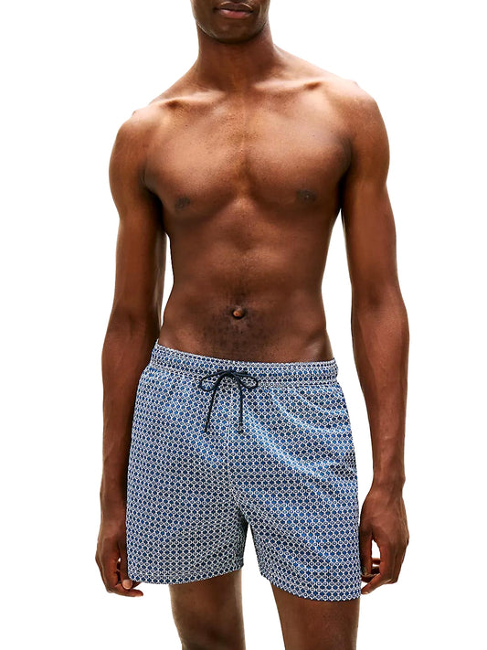 TOMMY BEACHWEAR Tommy Beachwear Costume Media Lunghezza Con Stampa - Blu Blu
