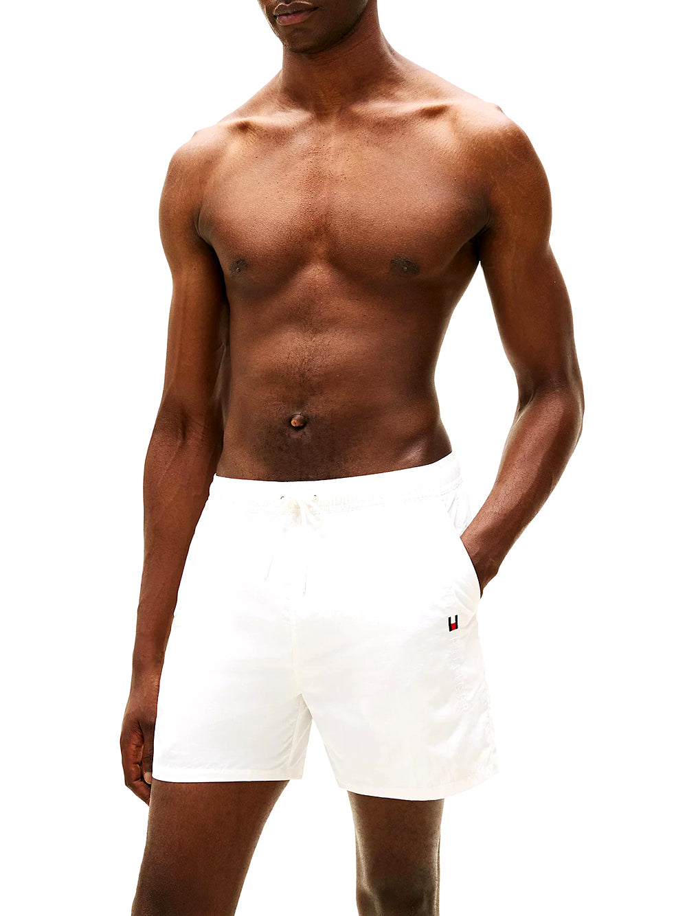 TOMMY BEACHWEAR Tommy Beachwear Costume Original Media Lunghezza - Bianco Bianco