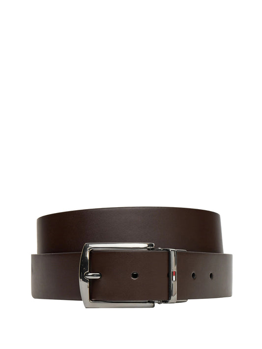TOMMY HILFIGER 1USCITA Tommy Hilfiger Cintura Denton 3.5 Reversibile - Marrone Marrone