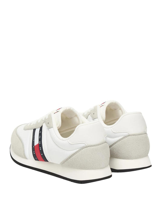 TOMMY HILFIGER 2USCITA Tommy Hilfiger Tjm Classic Runner Sneakers - Bianco Ecru