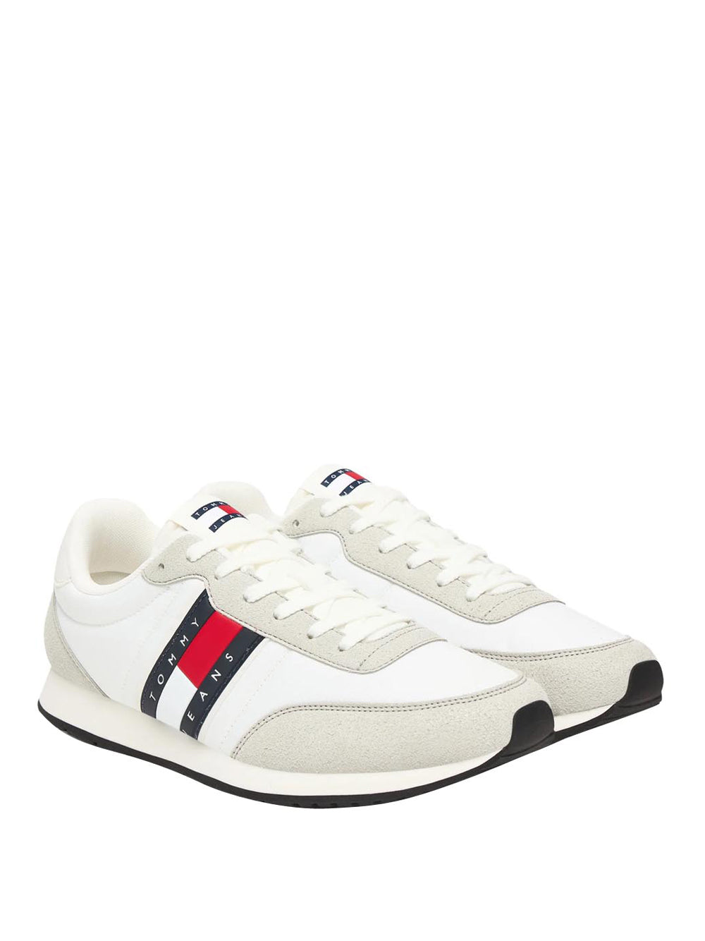 TOMMY HILFIGER 2USCITA Tommy Hilfiger Tjm Classic Runner Sneakers - Bianco Ecru
