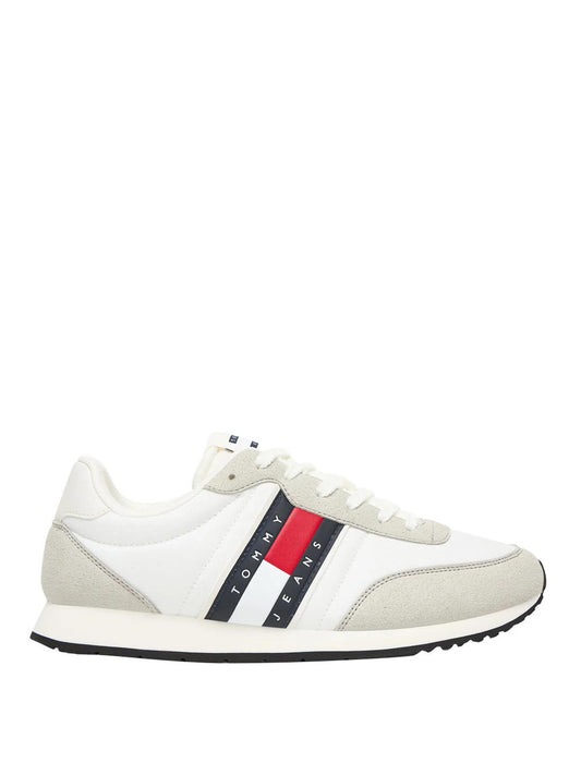 TOMMY HILFIGER 2USCITA Tommy Hilfiger Tjm Classic Runner Sneakers - Bianco Ecru