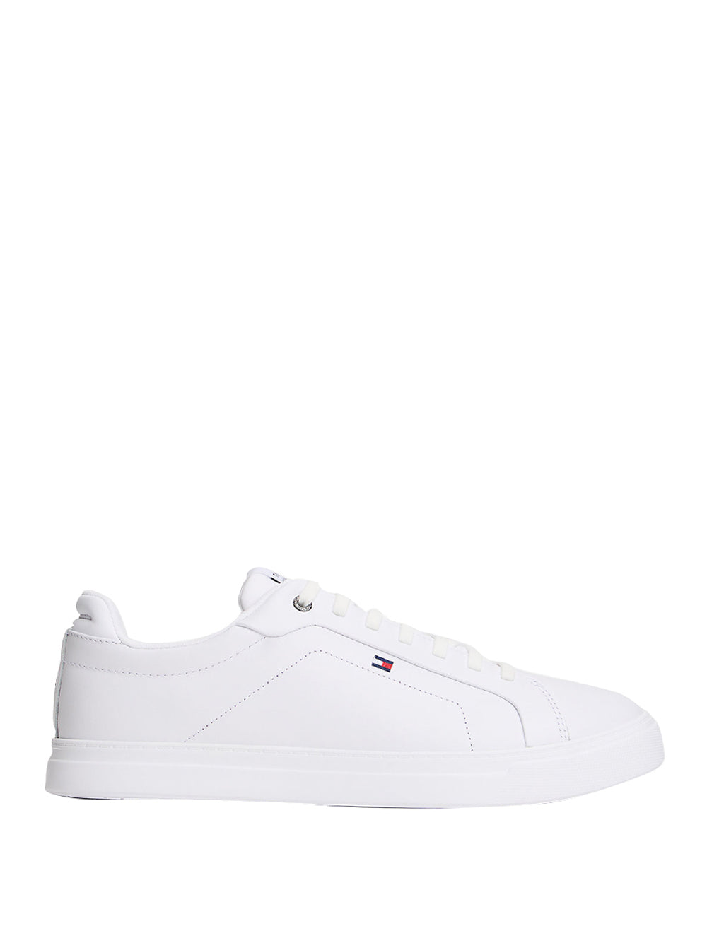 TOMMY HILFIGER 2USCITA Sneakers Tommy Hilfiger In Pelle - Bianco Bianco