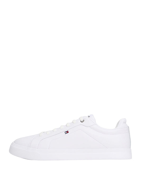 TOMMY HILFIGER 2USCITA Sneakers Tommy Hilfiger In Pelle - Bianco Bianco