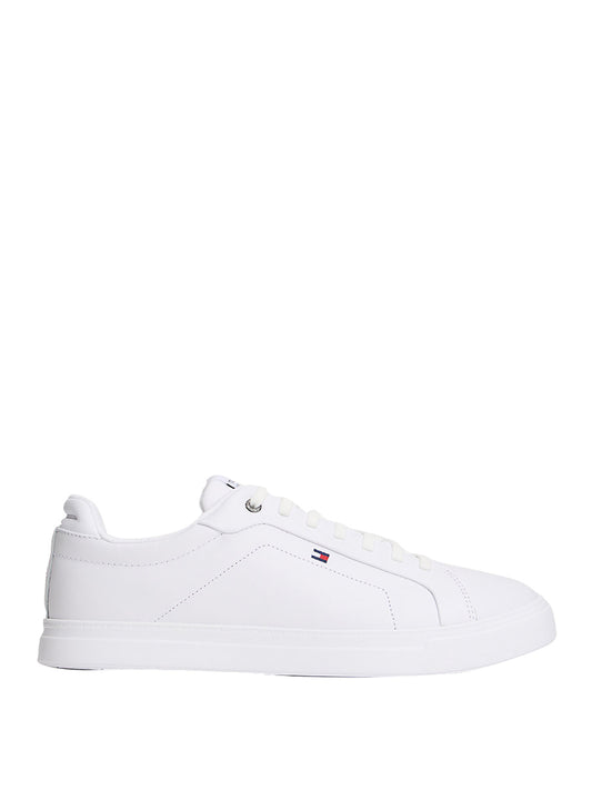 TOMMY HILFIGER 2USCITA Sneakers Tommy Hilfiger In Pelle - Bianco Bianco