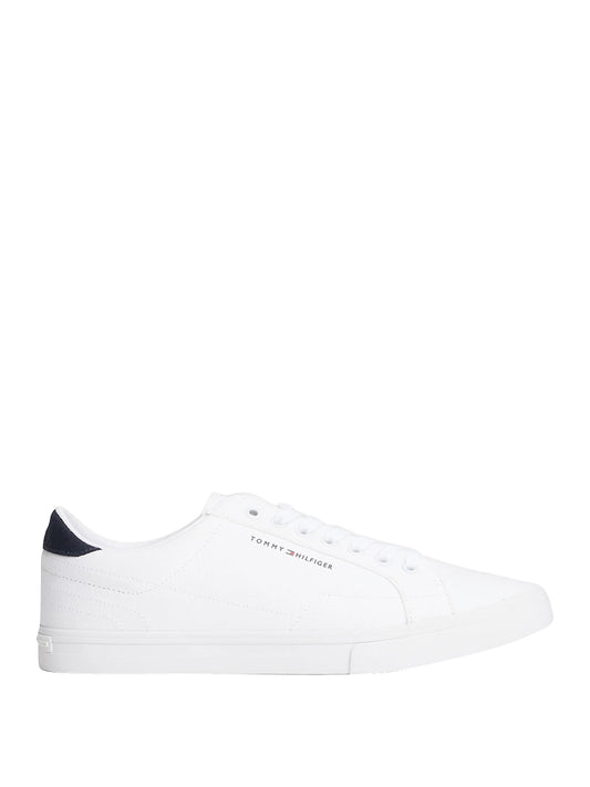 TOMMY HILFIGER 2USCITA Sneakers Tommy Hilfiger In Tela - Bianco Bianco