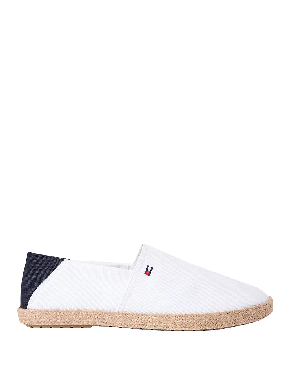 TOMMY HILFIGER 2USCITA Espadrillas Tommy Hilfiger In Tela - Bianco/Blu Bianco/blu