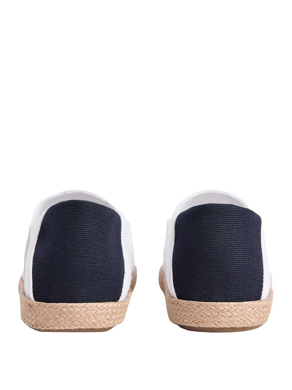 TOMMY HILFIGER 2USCITA Espadrillas Tommy Hilfiger In Tela - Bianco/Blu Bianco/blu