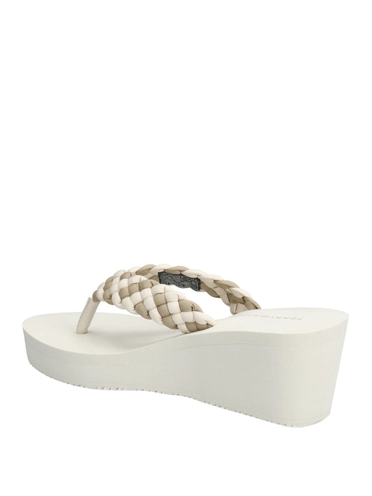 TOMMY HILFIGER 2USCITA SandaloTommy Hilfiger Th Wedge Braided Sum Crema Soft Cream/Classic Beige