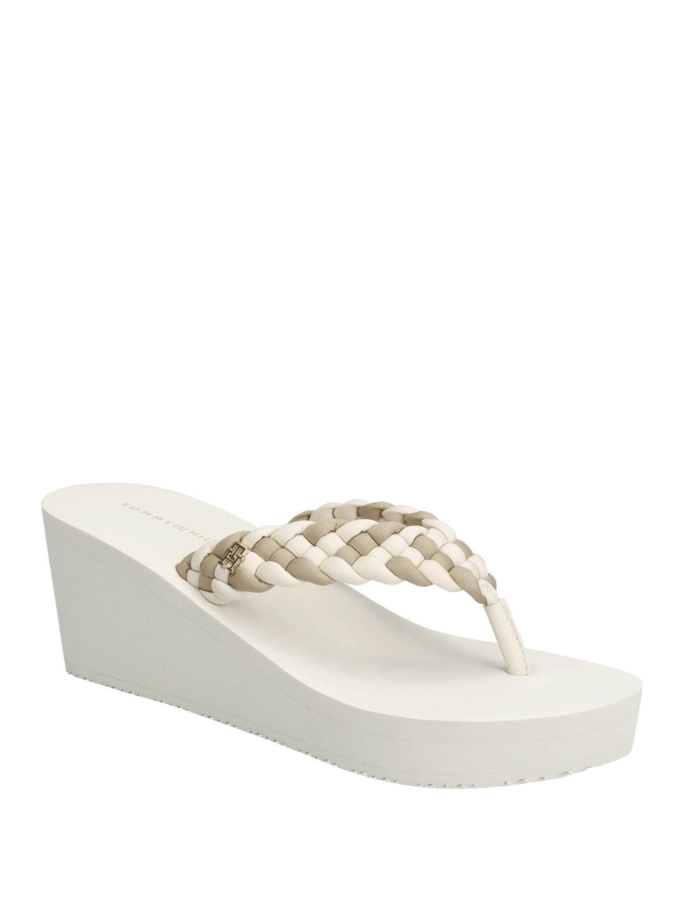 TOMMY HILFIGER 2USCITA SandaloTommy Hilfiger Th Wedge Braided Sum Crema Soft Cream/Classic Beige