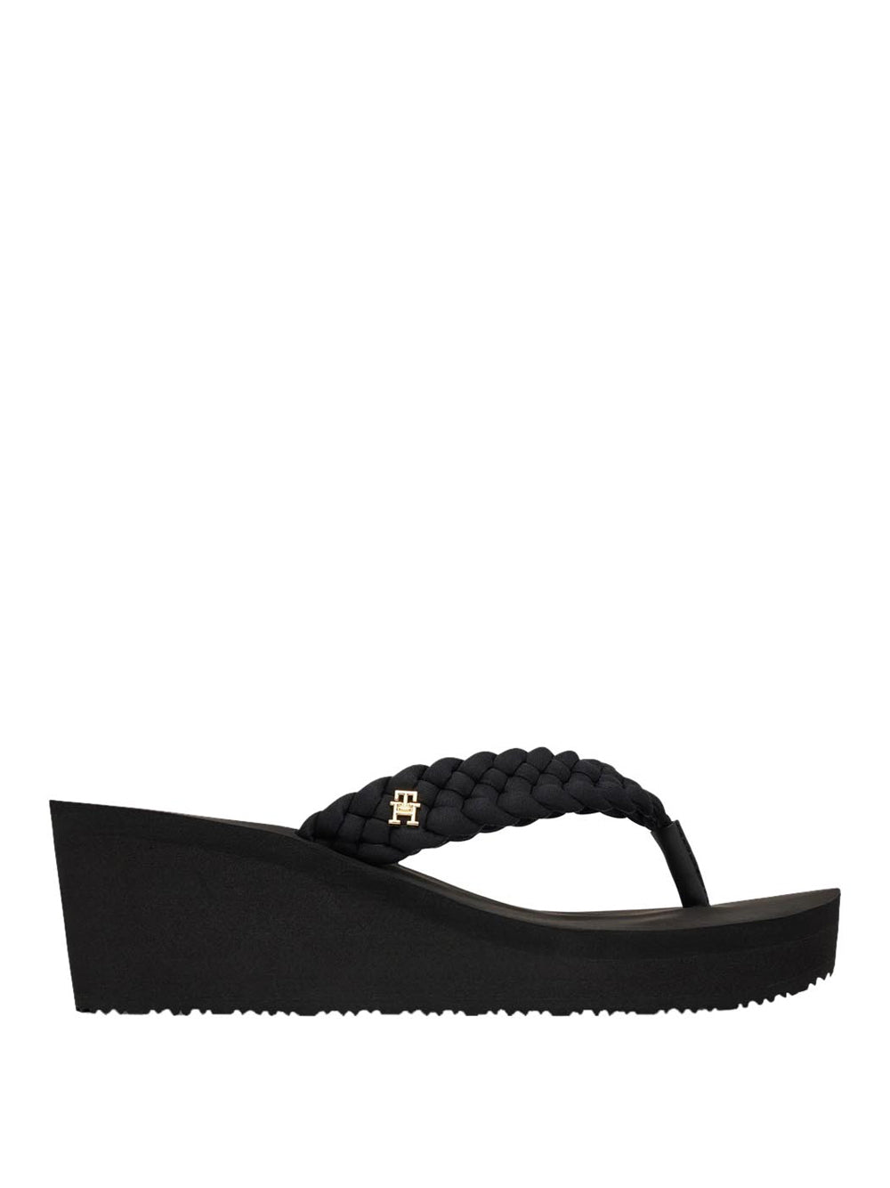 TOMMY HILFIGER 2USCITA Tommy Hilfiger Sandalo Th Wedge Braided Summer - Nero BLACK