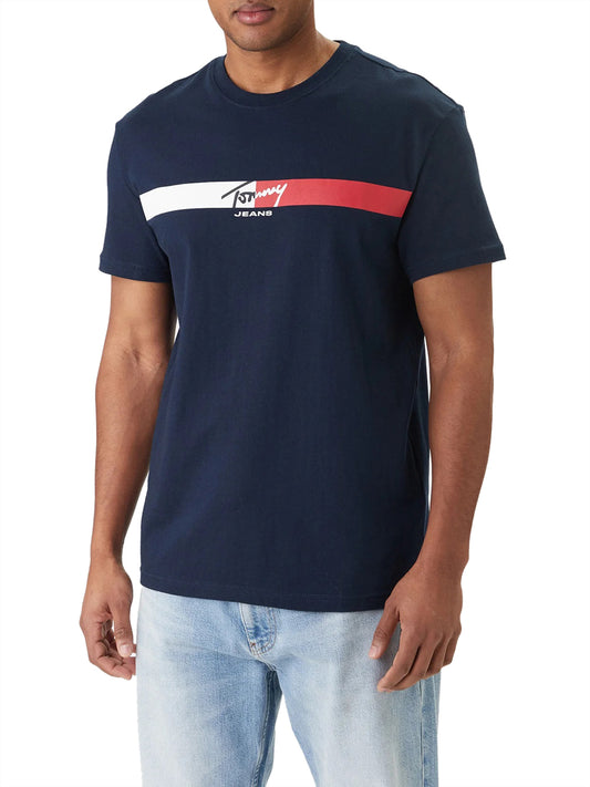 TOMMY JEANS 2USCITA T-Shirt Regular Fit Tommy Hilfiger - Blu navy NAVY