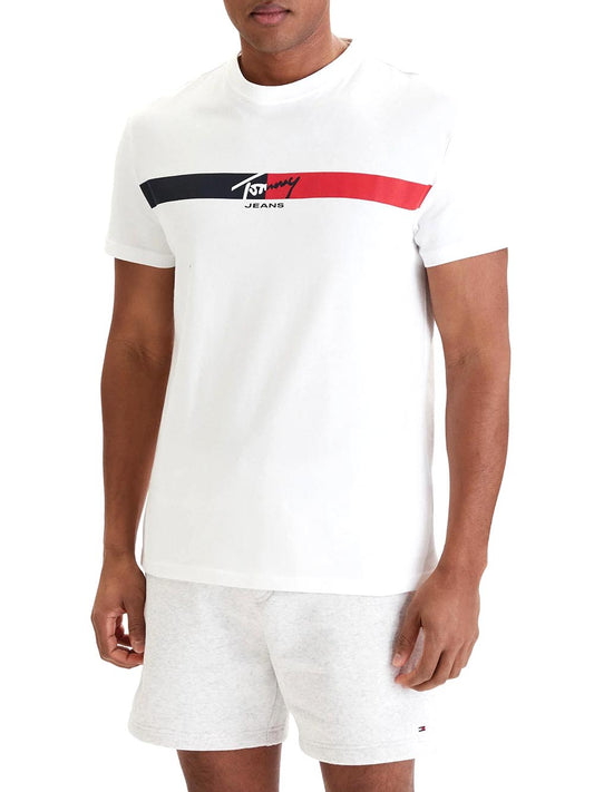 TOMMY JEANS 2USCITA T-Shirt Regular Fit Tommy Hilfiger - Bianco Ecru