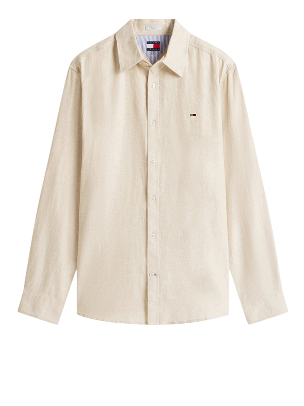 TOMMY JEANS 2USCITA Tommy Jeans Camicia Tjm Reg Linen Blend - Avorio Gentle Gold