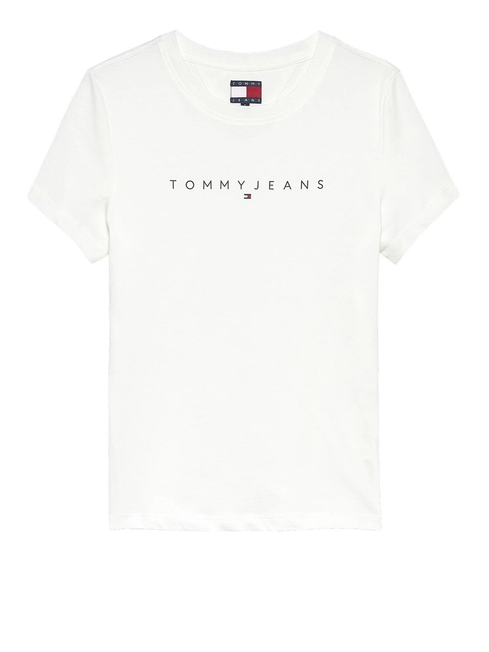 TOMMY JEANS 2USCITA Tommy Jeans T-Shirt Slim Linear Tee - Ecru Ecru