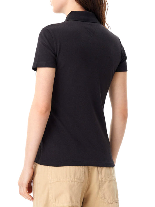 TOMMY JEANS 2USCITA Tommy Jeans Polo Slim Essential - Nero BLACK