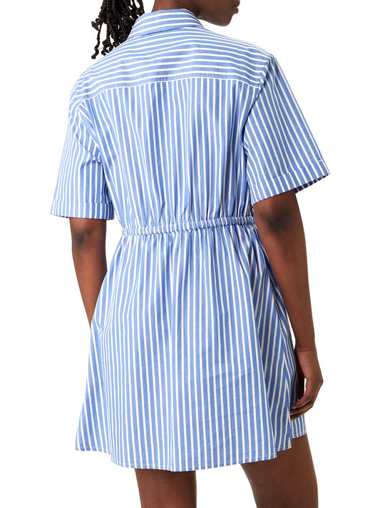TOMMY JEANS 2USCITA Tommy Hilfiger Abito Stripe - Empire Blue Empire Blue / Stripe